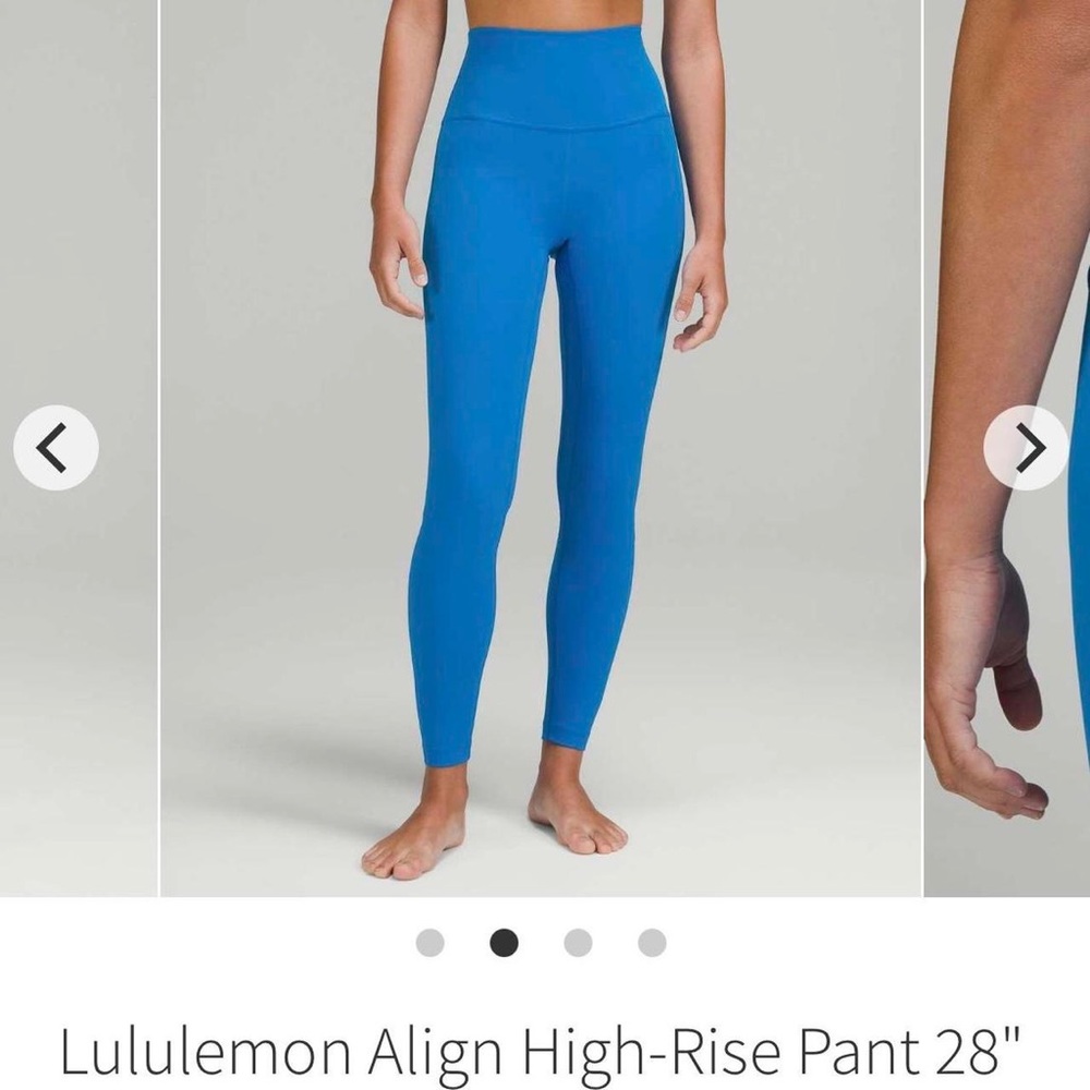Lululemon Poolside blue align leggings
